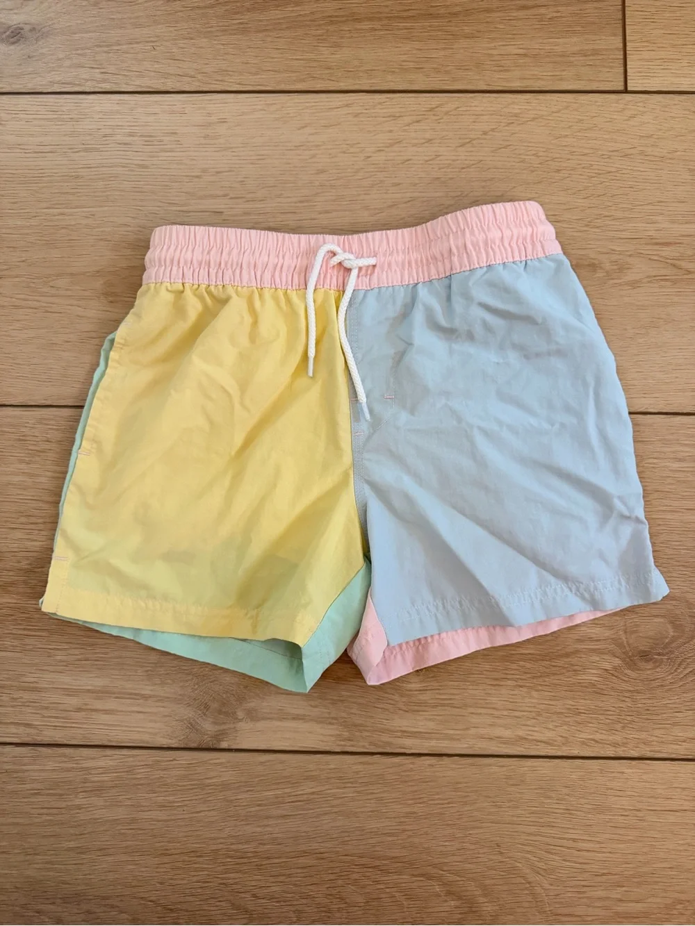 The Beaufort Bonnet Company Pastel Colorblock Shorts - Pink, Yellow, Light Blue